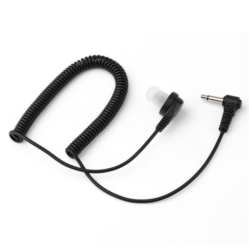 Oortelefoon Gewone 3.5Mm Enkele Luisteren/Ontvangen Alleen Covert Akoestische Buis Oortelefoon Headset Voor Twee Manier Radio Speaker Microfoon