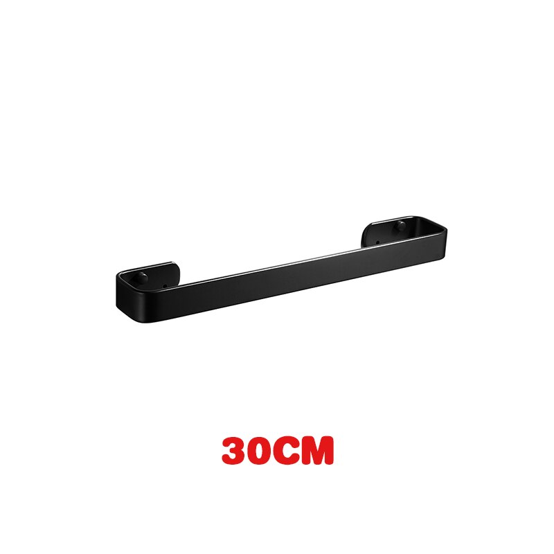 Baderomsarmatur tårnholder henger håndklestang plass aluminium håndklestativ holder enkelt veggmontert baderom hotellstativ: 30cm