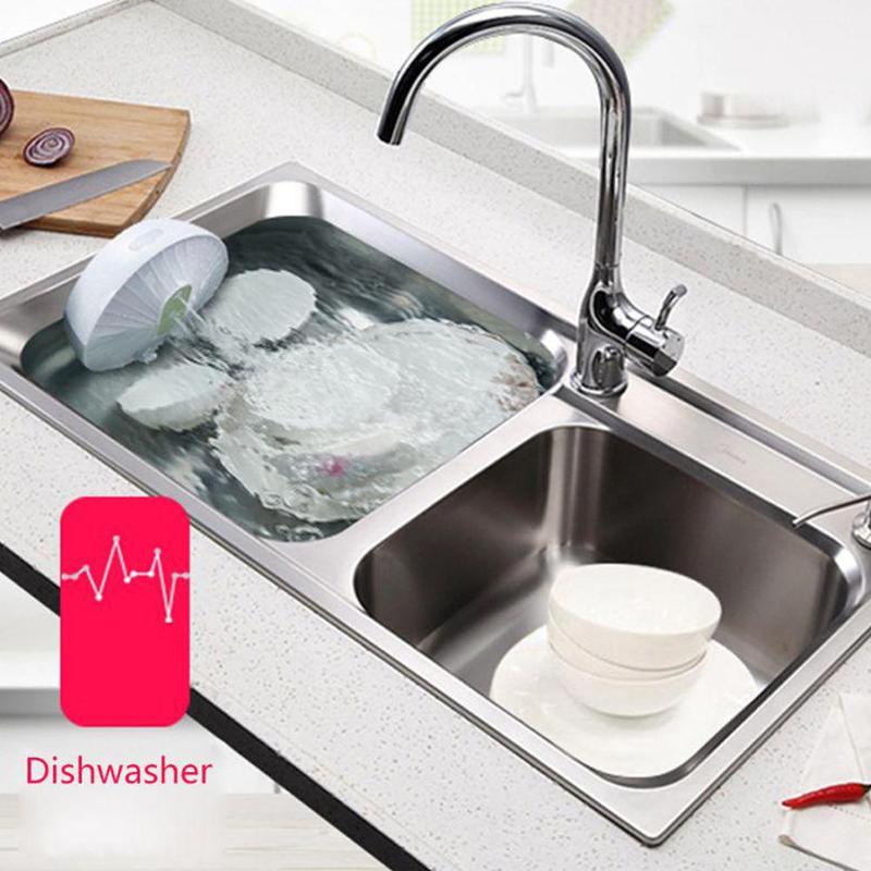 Mini ultralyds opvaskemaskine usb genopladeligt højt vandtryk frugt grøntsags vaskemaskine renere køkken opvaskemaskine