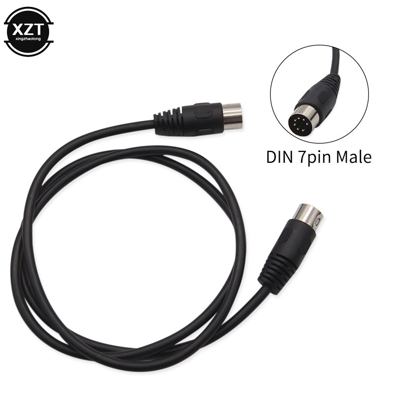 1PCS 7 Pin Din Midi Cable 7PIN DIN Male to Male Controller Interface Cable 1M 1.5M 3M