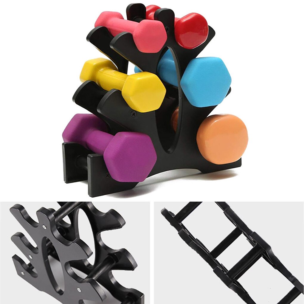3 Layer Halter Houder Beugel Gewichtheffen Dumbbell Boom Rack Stand Thuis Oefening Gereedschap Opslag Plank