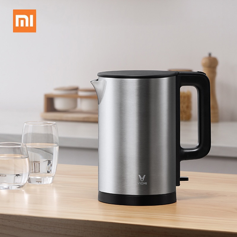 xiaomi VIOMI YM-K1506 1.5L 1800W Electric Kettle Thermostat Anti-Scalding House 304 Stainless Steel Water Kettle