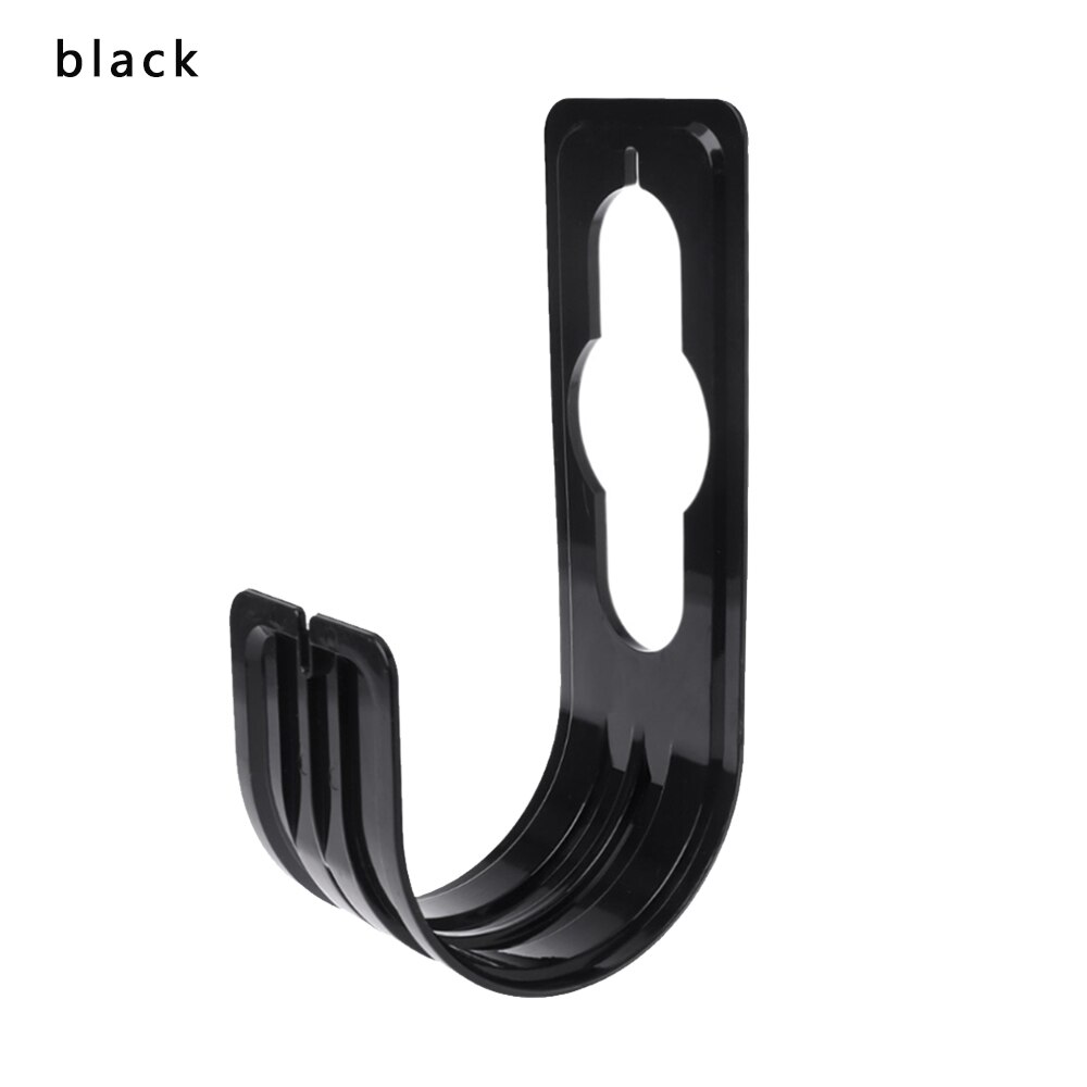 1PC Wall Mounted Hose Organizer Garden Yard Pipe Holder Hosepipe Watering Hook Wash Car Hose Hanger Storage Rack: black