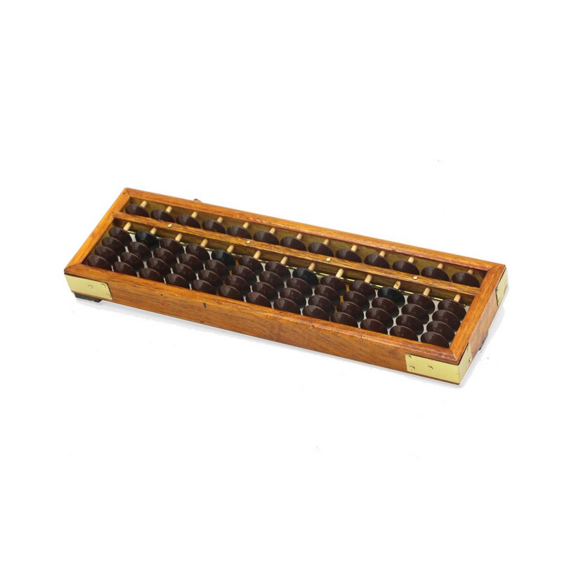 Houten Frame Klassieke Oude Rekenmachine Abacus Soroban Kunststoffen Kraal Speelgoed Ontwikkelen Kid 'S Wiskunde Abacus Intelligentie