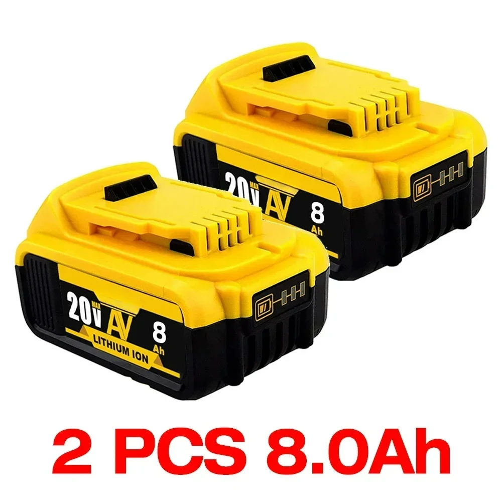 NEUER Akku kompatibel mit Dewalt Power Tools 18V 8Ah wiederaufladbares Elektrowerkzeug Lithiumbatterien 20V 18Volt 18V 5Ah 6Ah 8Ah