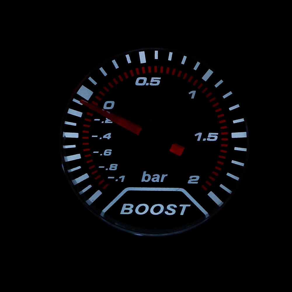 2 "52mm Car Turbo Boost Gauge-1 2Bar + Adjustable Turbo Boost Automatic Controller Kit 1-30 PSI