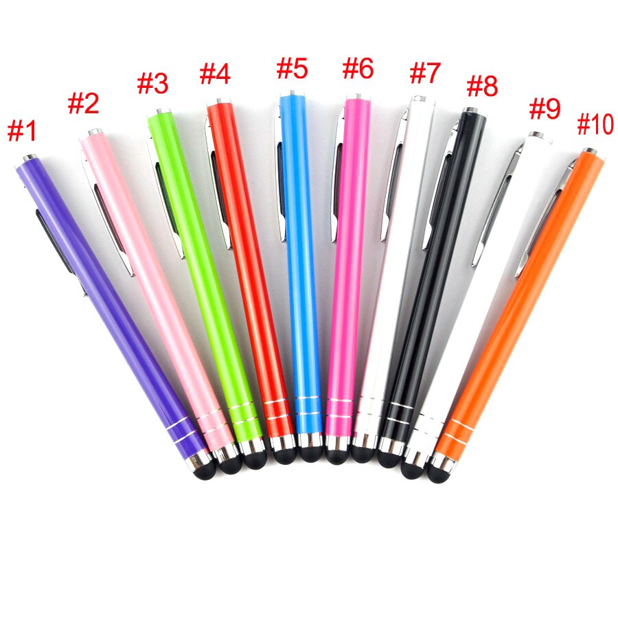 10PCS/Lot Capacitive Touch Screen Stylus Pen For IPad Air Mini Samsung xiaomi iphone Universal Tablet PC Smart Phone Accessories: mixed color