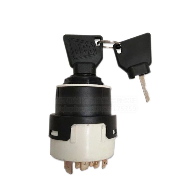 Interrupteur d'allumage avec 2 clés pour tracteurs de fourche, ELT20-0039 701/80184 JCB 210 240 230 370 701/80184 85804674 50988