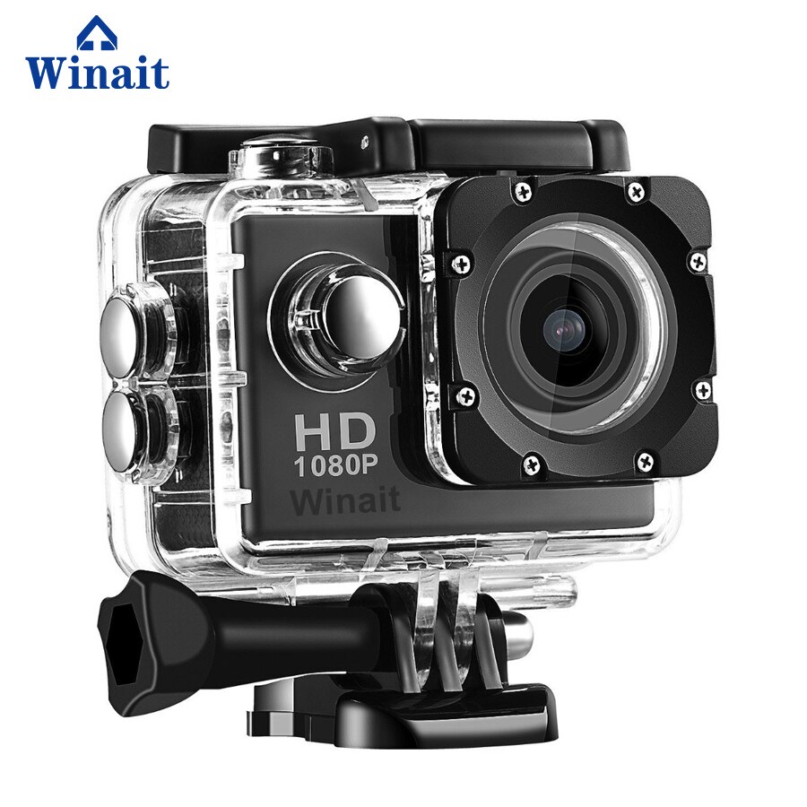 Winait Interpolatie 1080 p, Real HD720P waterdichte digitale sport camera, mini zwemmen DV