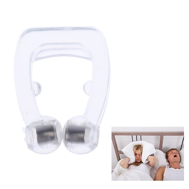 1/3/5PCS Anti-Snore Stop Snoring Night Device Clipple Silicone Magnetic Nose Clip For Sleeping Aid