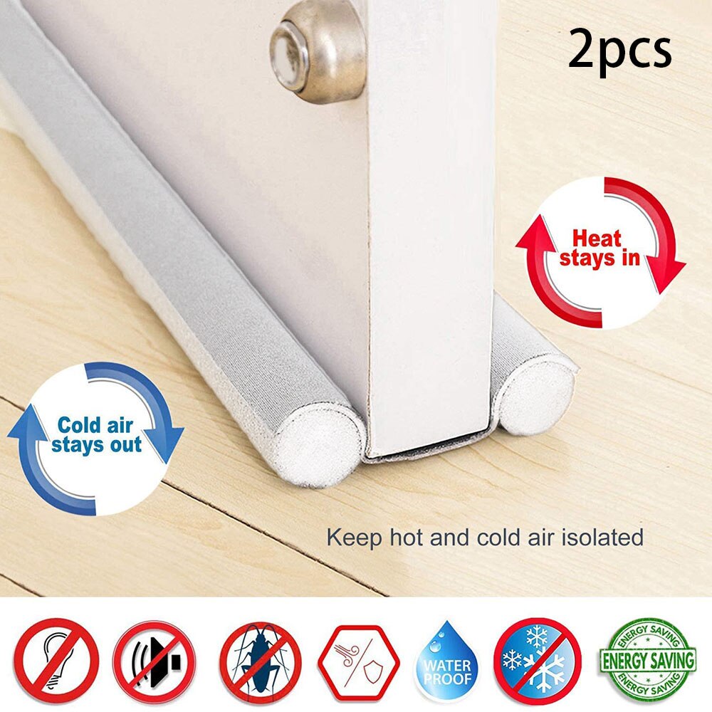 Flexible Under Door Draft Blocker Window Guard Stopper Sealing Weather Strip Sealing Gaps And Leaks