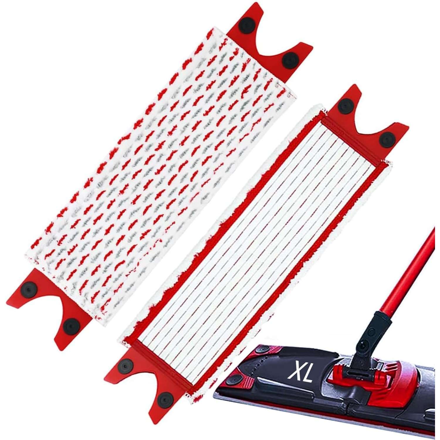 Spray Mop Head for Vileda UltraMax XL Mop Refill, 2in1 Microfibre, UltraMax XL Mop, for Hard Floors, 51x14cm: Light Grey