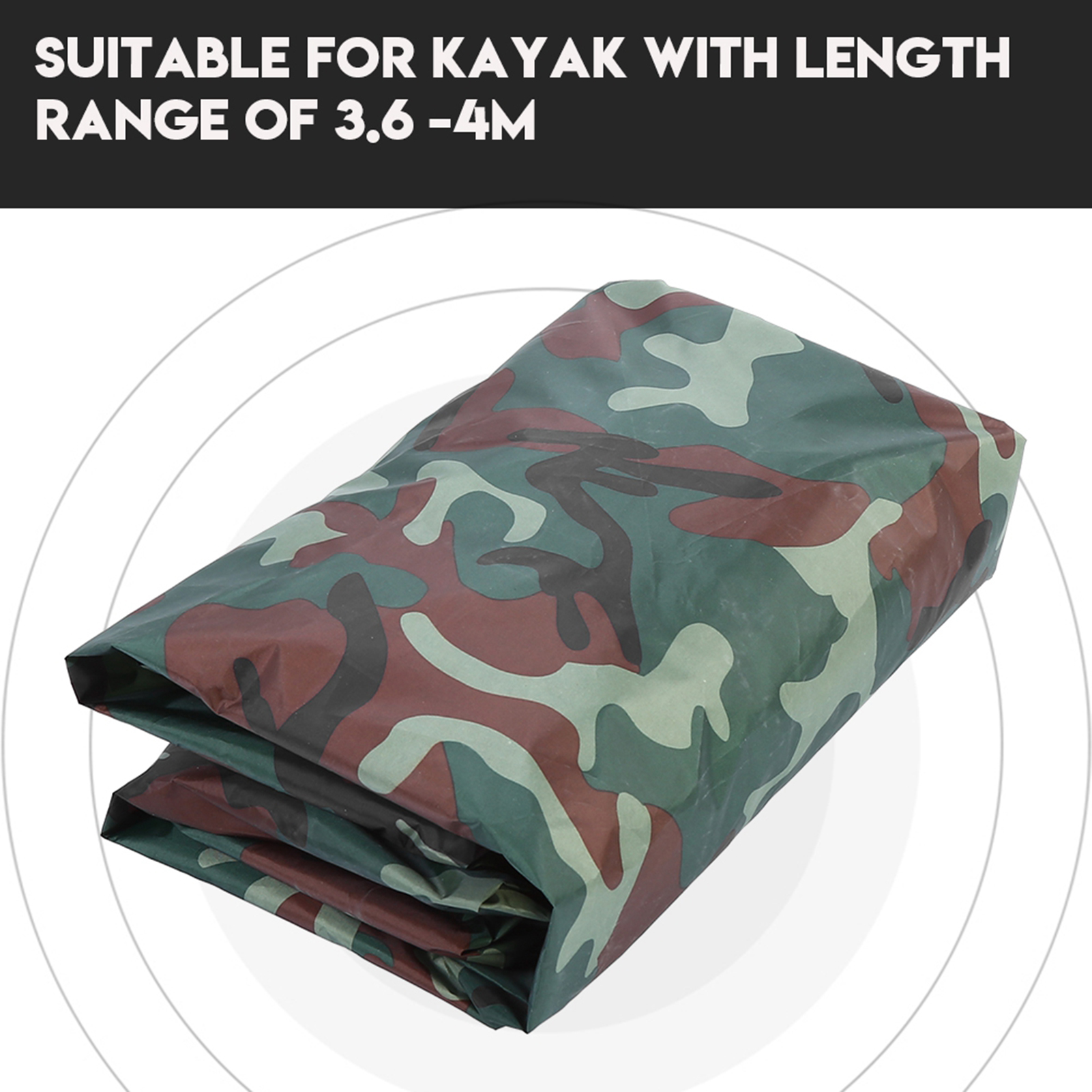 Copertura per Kayak copertura per barca impermeabile con protezione UV copertura per Kayak in poliestere copertura per Kayak da 4.5m copertura per Kayak da 3.6-4m antipolvere