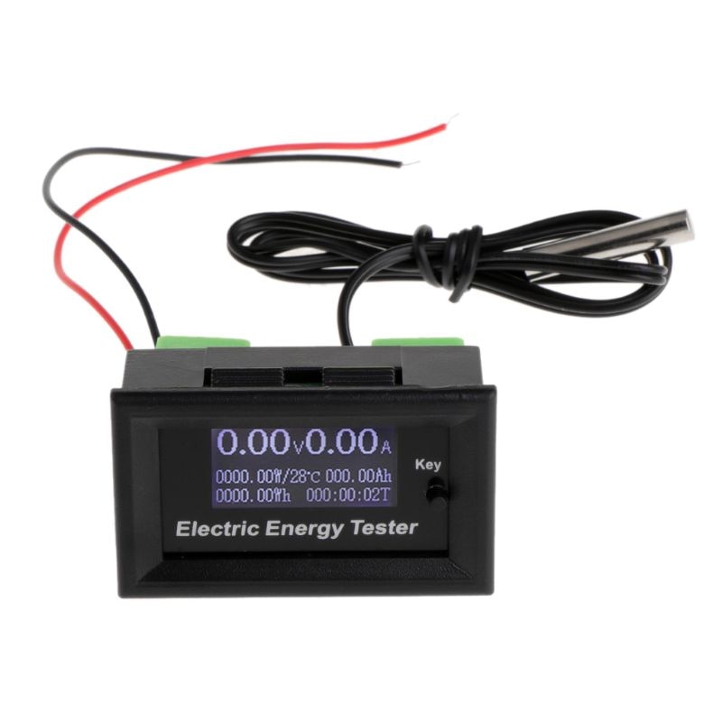 DC 120V 20A Digital DC Voltmeter Current Voltage Meters LCD Energy tester Charger ammeter battery power supply capacity