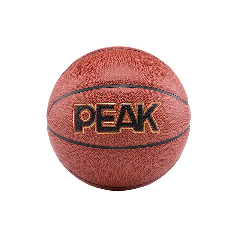 PEAK Basketball Brown Competition Training Basketball Size 7 PU Indoor&Outdoor Sports Basketball: Default Title
