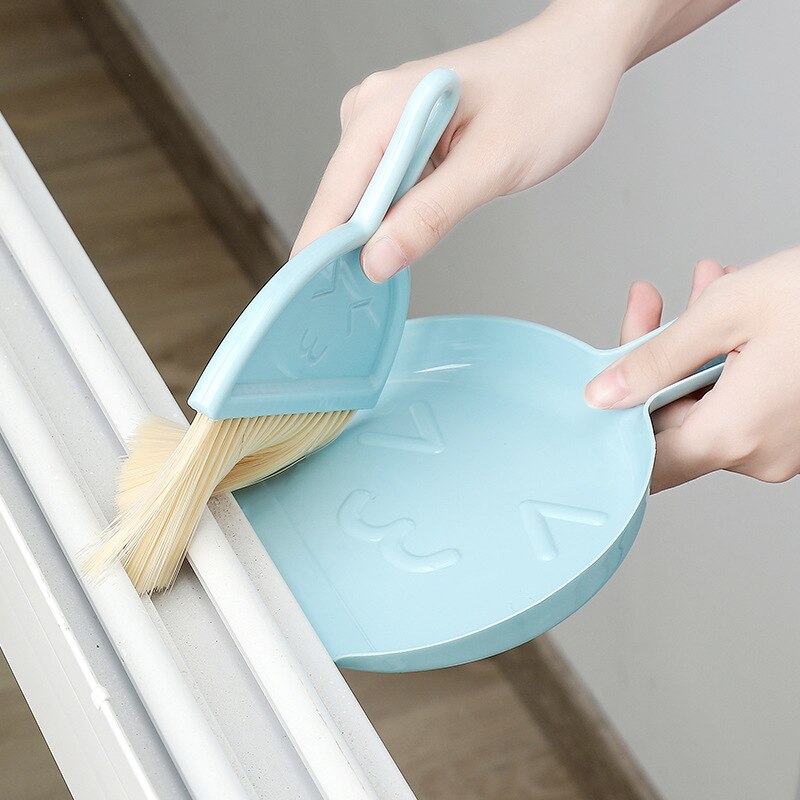 Home Mini Cleaning Brush Small Broom Dustpans Set Desktop Sweeper Garbage Cleaning Shovel Table Household Debris Cleaning Tools
