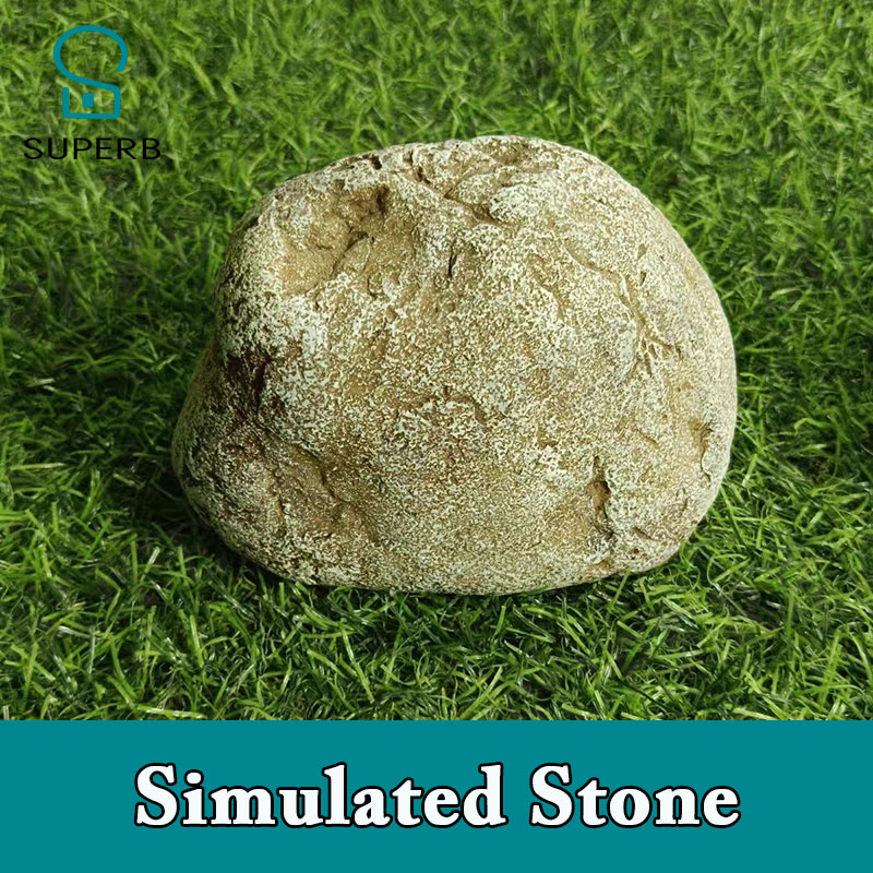 Superb escape room props simulated stone snail frog to hide object Key Box Outdoor Garden Secret Key Hidden Storage Box jxkj1987