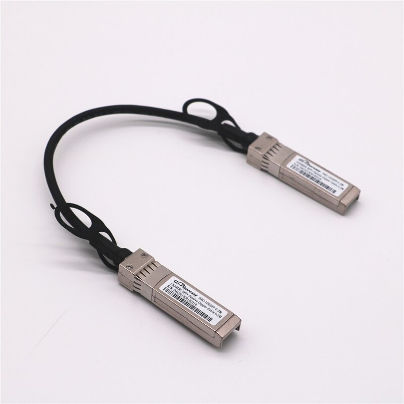 10G DAC Kabel SFP + Passieve Direct Attach Copper Twinax Kabel 0.2 M 30AWG Compatibel voor Ubiquiti Mikrotik Zyxel arista etc.