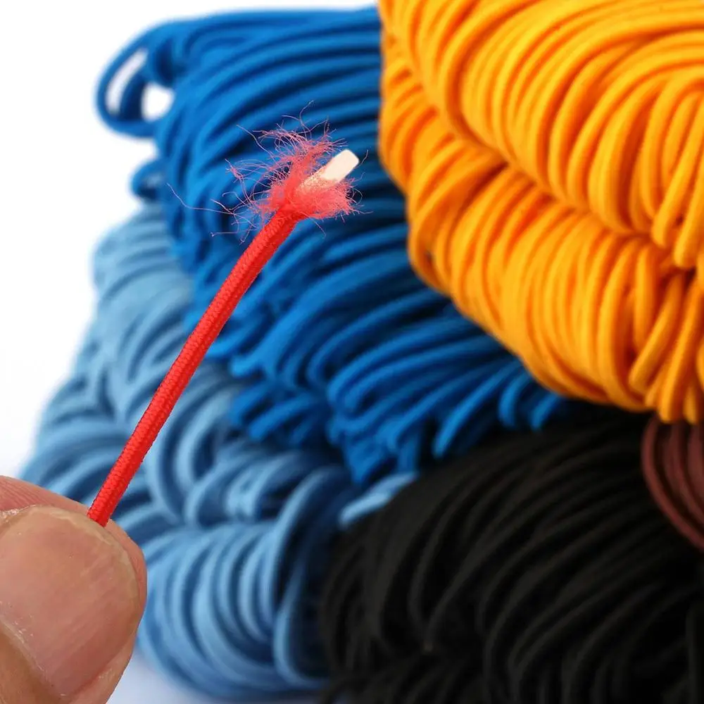 1,5 mm kleurrijke hoog-elastische ronde elastische band ronde elastische touw rubberen band elastische spandex band trim DIY naaien accessoires