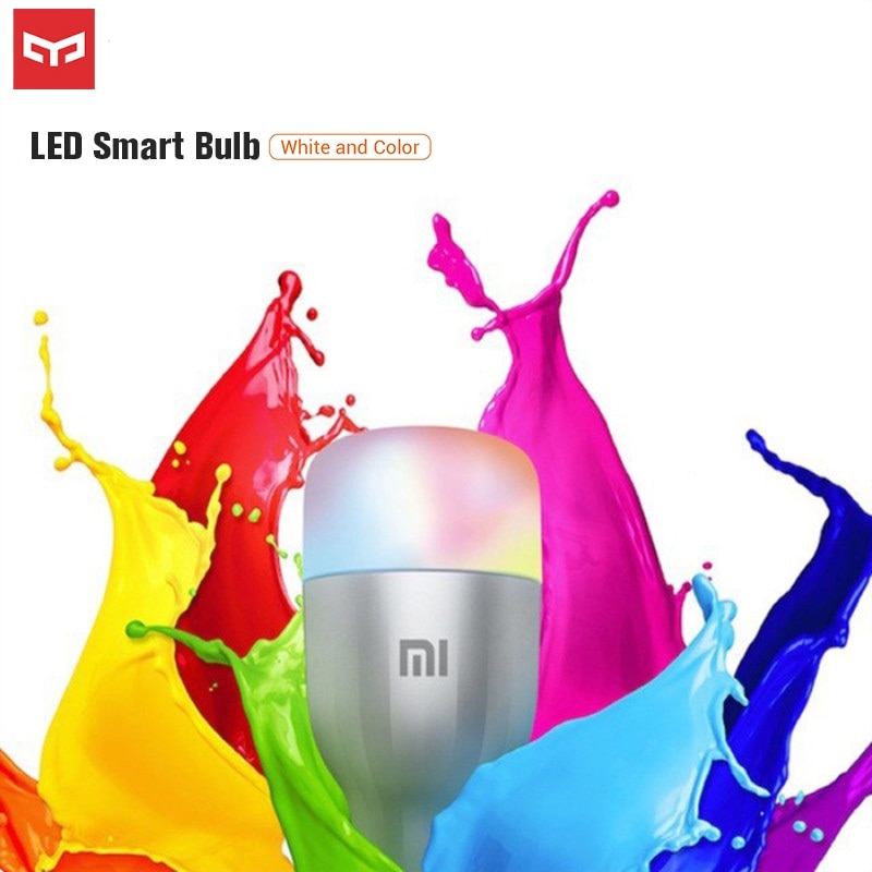 Yeelight MJDP02YL 220-240 V ampoule LED intelligente 1700 K-6500 K connexion WiFi APP télécommande colorée blanche lampe intelligente