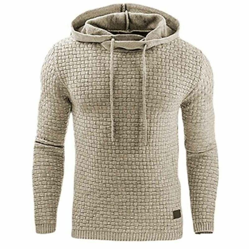 Men's Winter Hoodies Slim Fit Hooded Sweatshirt Outwear Trainning Exercise Sweater Warm Coat Jacket Autumn Winter Warm Hoodies