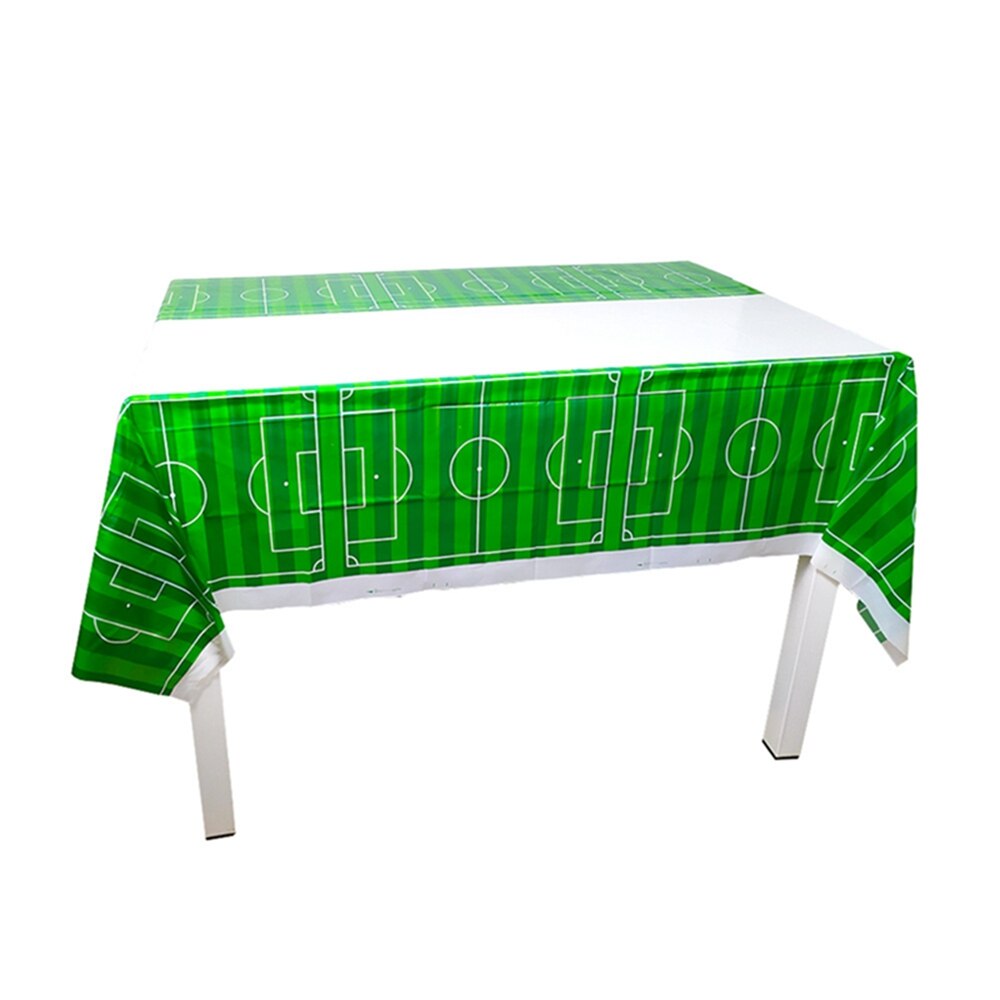 World Cup football children birthday party decoration flag pull mask tablecloth paper plate cutlery set ，baby shower: Tablecloth