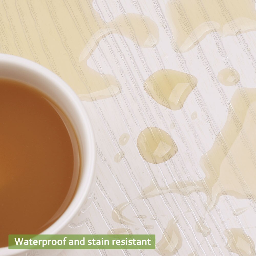 Funlife® Silver Sand Wood Floor Sticker Waterproof Peel Stick Kitchen Bathroom Stairway Removable Self-Adhensive Stair Stickers