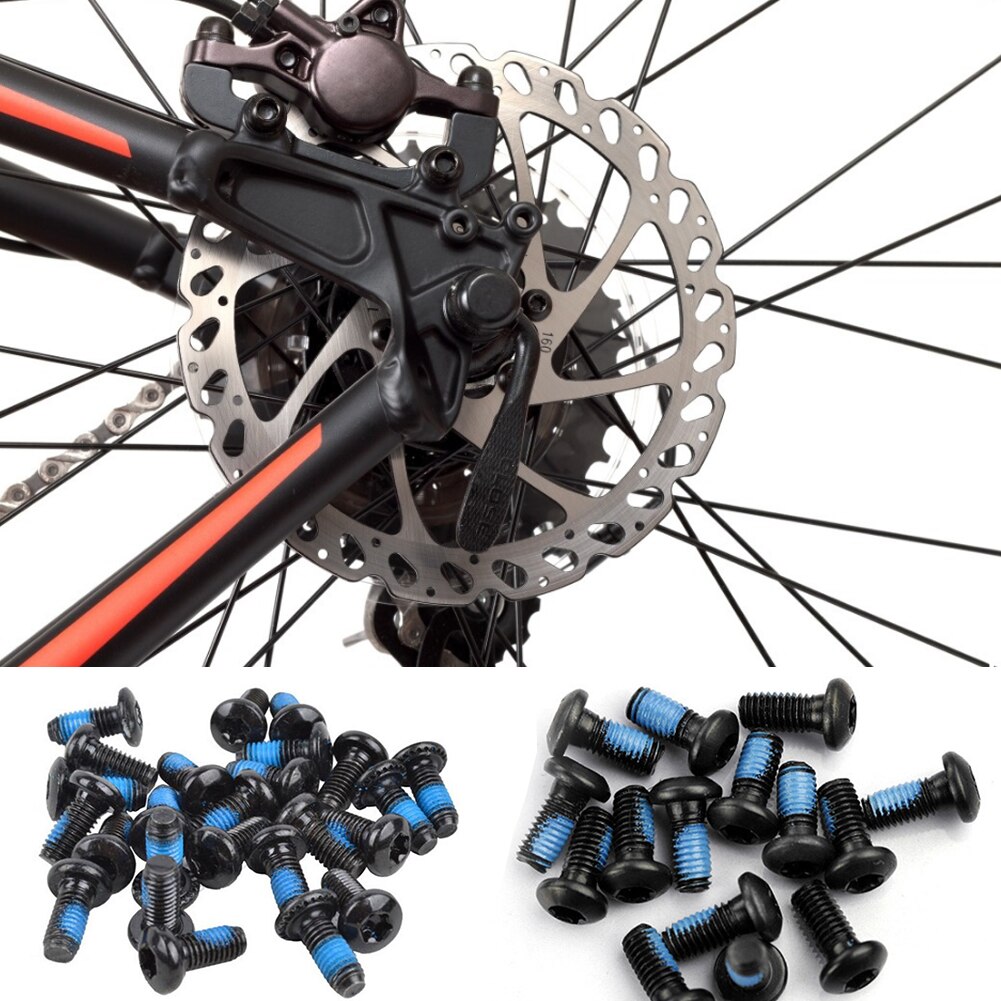 12 Stuks Per Set 12Mm Fiets Schijfrem Bouten Schroeven T25 Hoofd Mountainbike Disc Fietsen Accessoires Staal mount Schroef