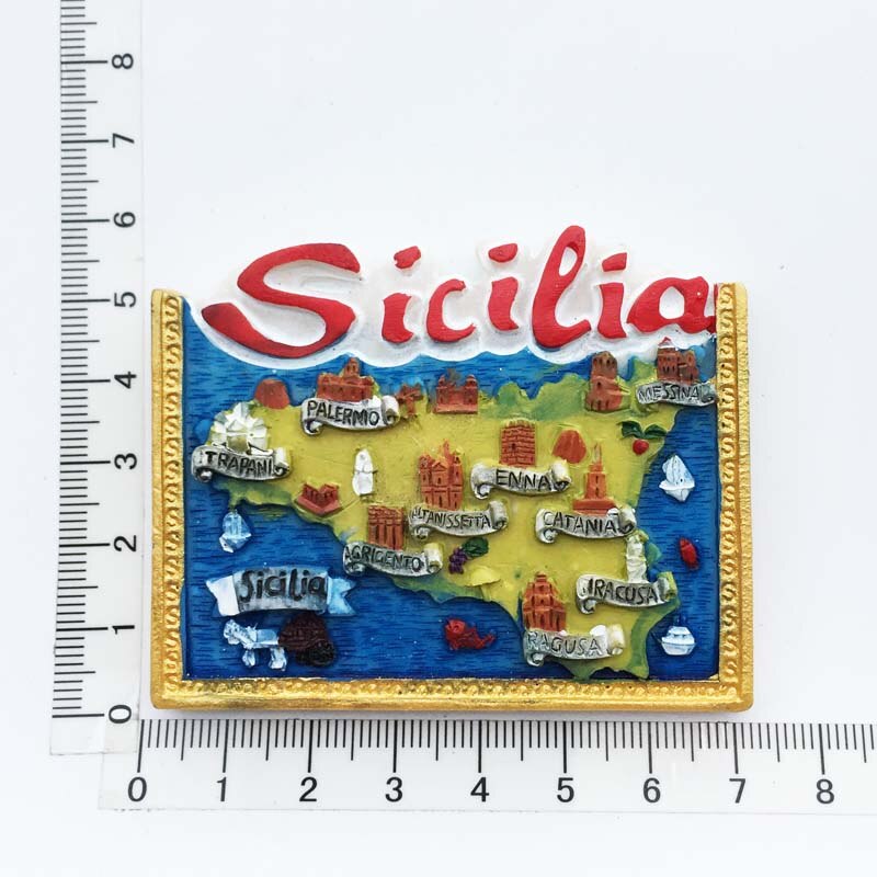 World Tourism Fridge Magnets Souvenir Spain Italy USA France Malta Jamaica Refrigerator Magnets Home Decor Ideas: 7