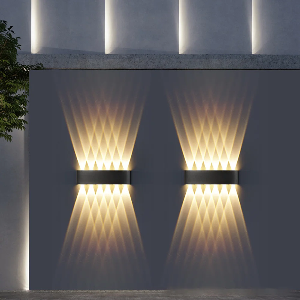 6w 8w 10w 12w udendørs indendørs væglampe led væglampe aluminium vandtæt  ip65 til soveværelse stue trappebelysning