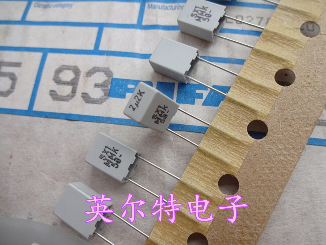 Kemet Evox MMK5 P5mm Koppeling Film Capaciteit 220NF 330NF 390NF 470NF 560NF 1 Uf 2.2 Uf 63V 100V 250V 400V 0.22 Uf 0.33 Uf 0.47 Uf: 2.2UF 50V