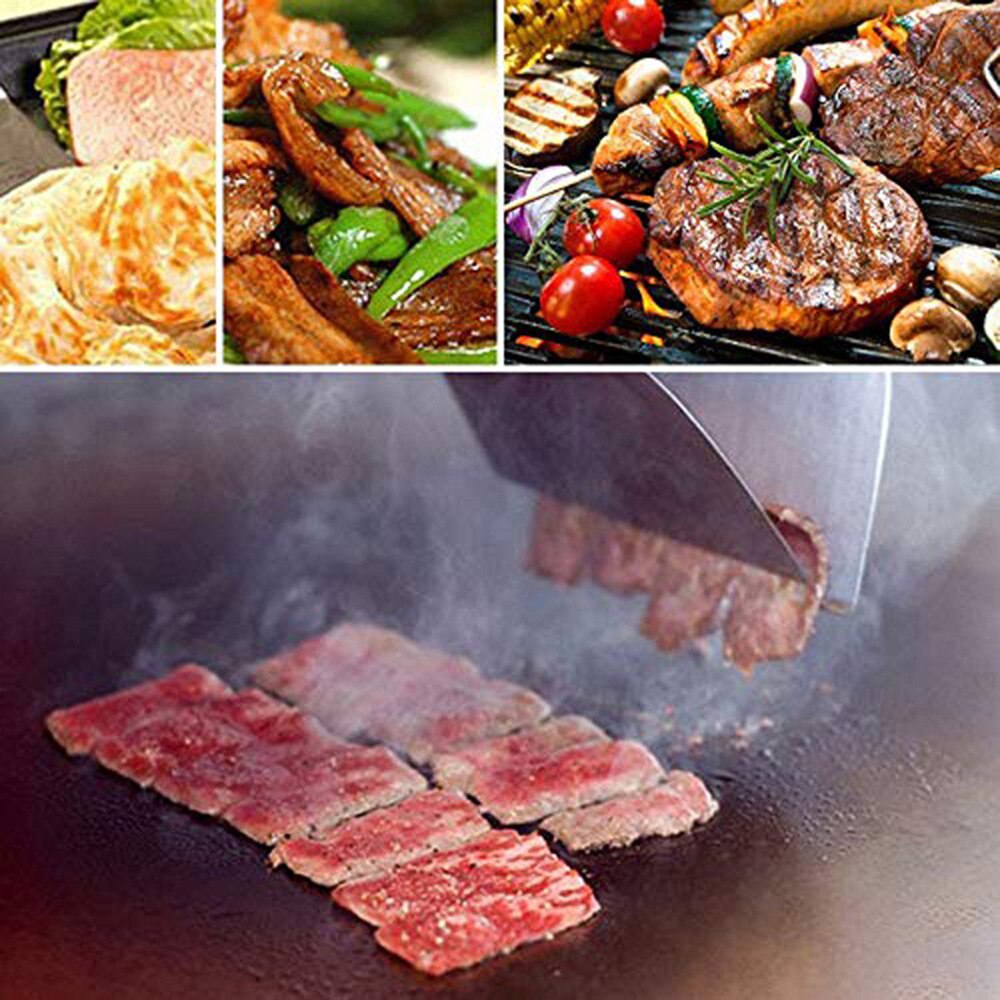 Stainless Steel Plastic Handle Cooking Spatula Kitchen Cookware Barbecue Tool BBQ Tools Kitchen Cooking Spatula