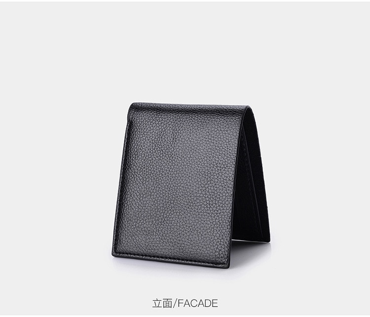 2 Pieces Set (1 Short Wallets And 1 LongWallets ) Classic Style Wallet PU Leather Men Wallets Male Purse Card Holder Wallet Men