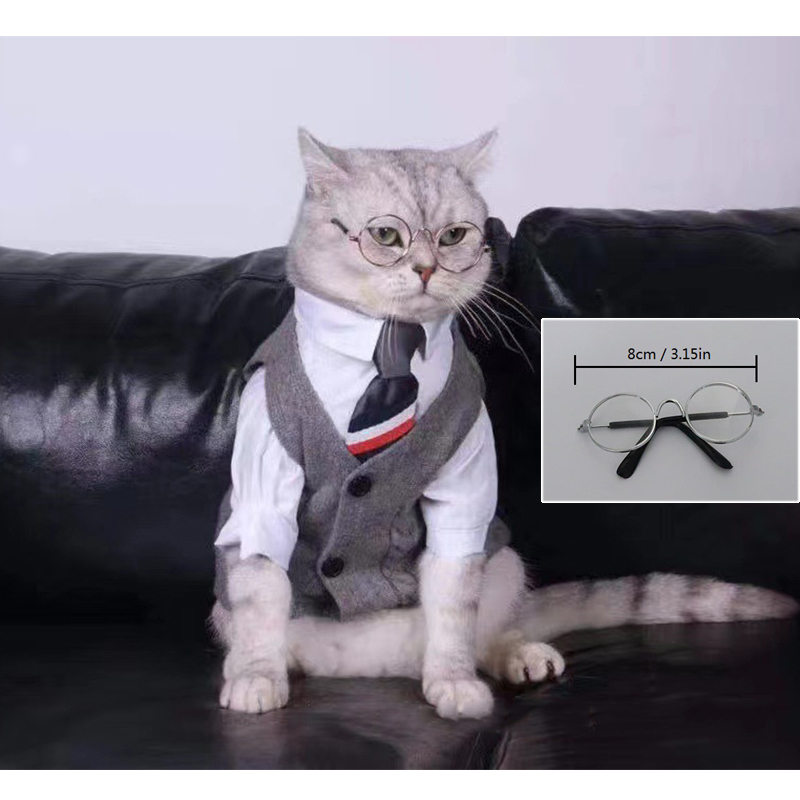 Luxe Bril Hond Parel Zonnebril Hoofdtooi Parel Zonnebril Eye Wear Bril Voor Kleine Hond Kat Foto's Rekwisieten Accessoires