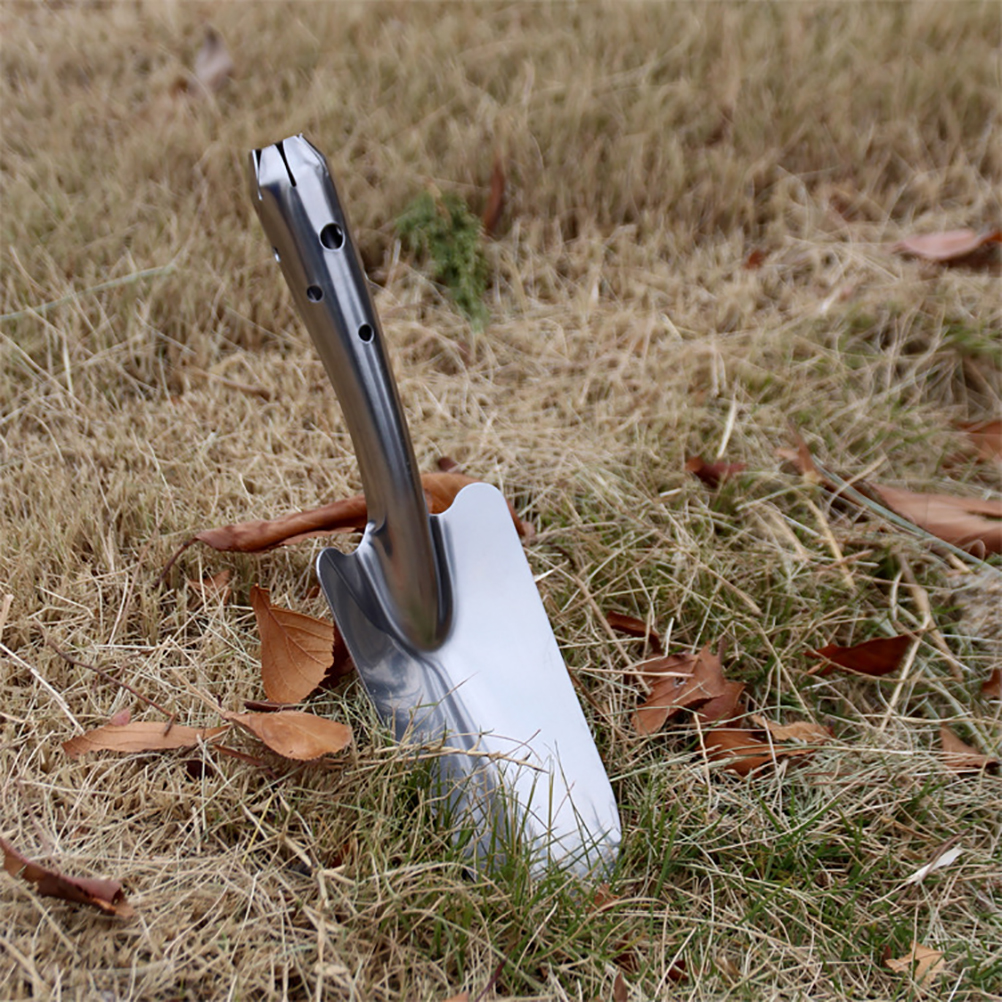 Paleta de jardín de acero inoxidable, pala de tierra manual, herramienta de excavación de suelo para jardinería cultivo de semilleros