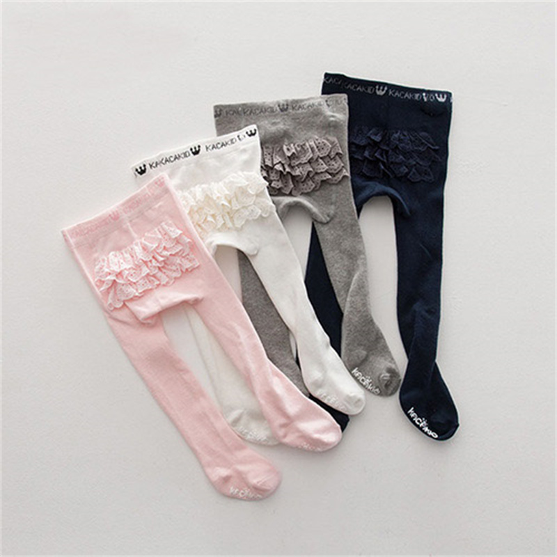 Lawadka 0-4T Lente Herfst Breien Baby Meisjes Panty Kant Prinses Zachte Mode Children&#39;tights Voor Meisje Panty 2022