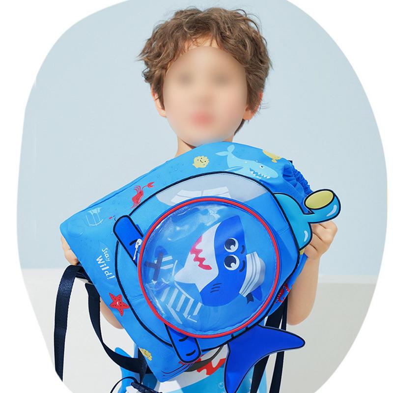 Bolsa de natación para niños, mochila de playa con animales bonitos para niños, bolsa de natación para niñas, playa, piscina, natación, mochila húmeda y seca para exteriores