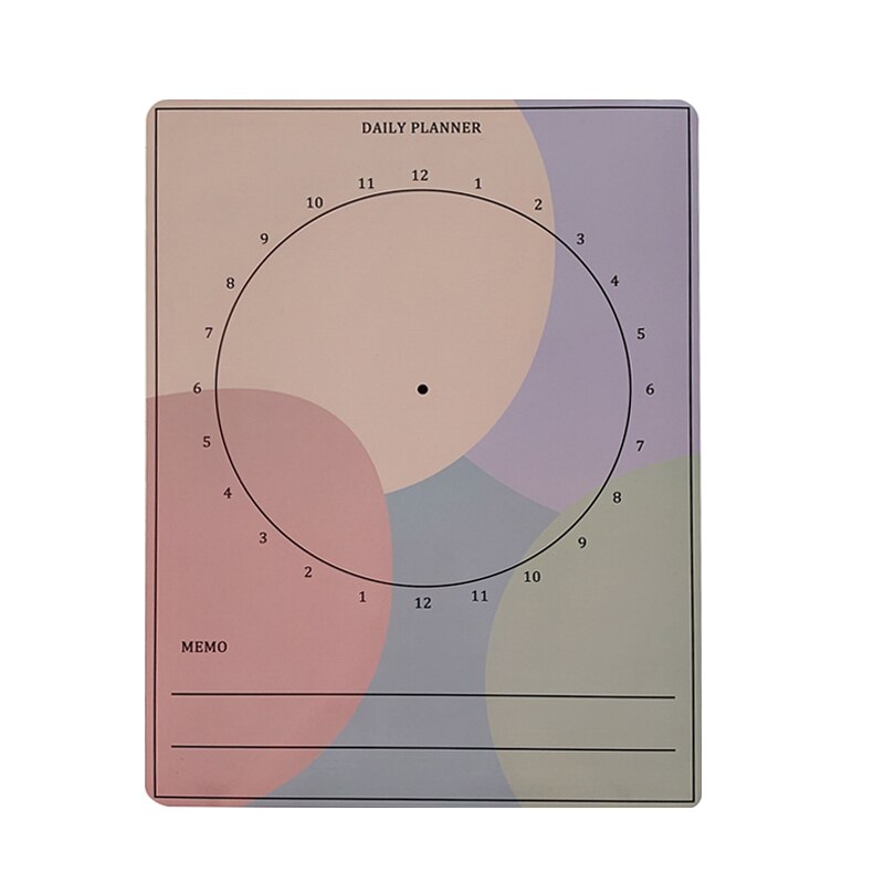 Nordique magnétique effaçable à sec calendrier hebdomadaire résistant réfrigérateur tableau blanc planificateur feuille cuisine réfrigérateur tableau blanc rappel: 09 Daily