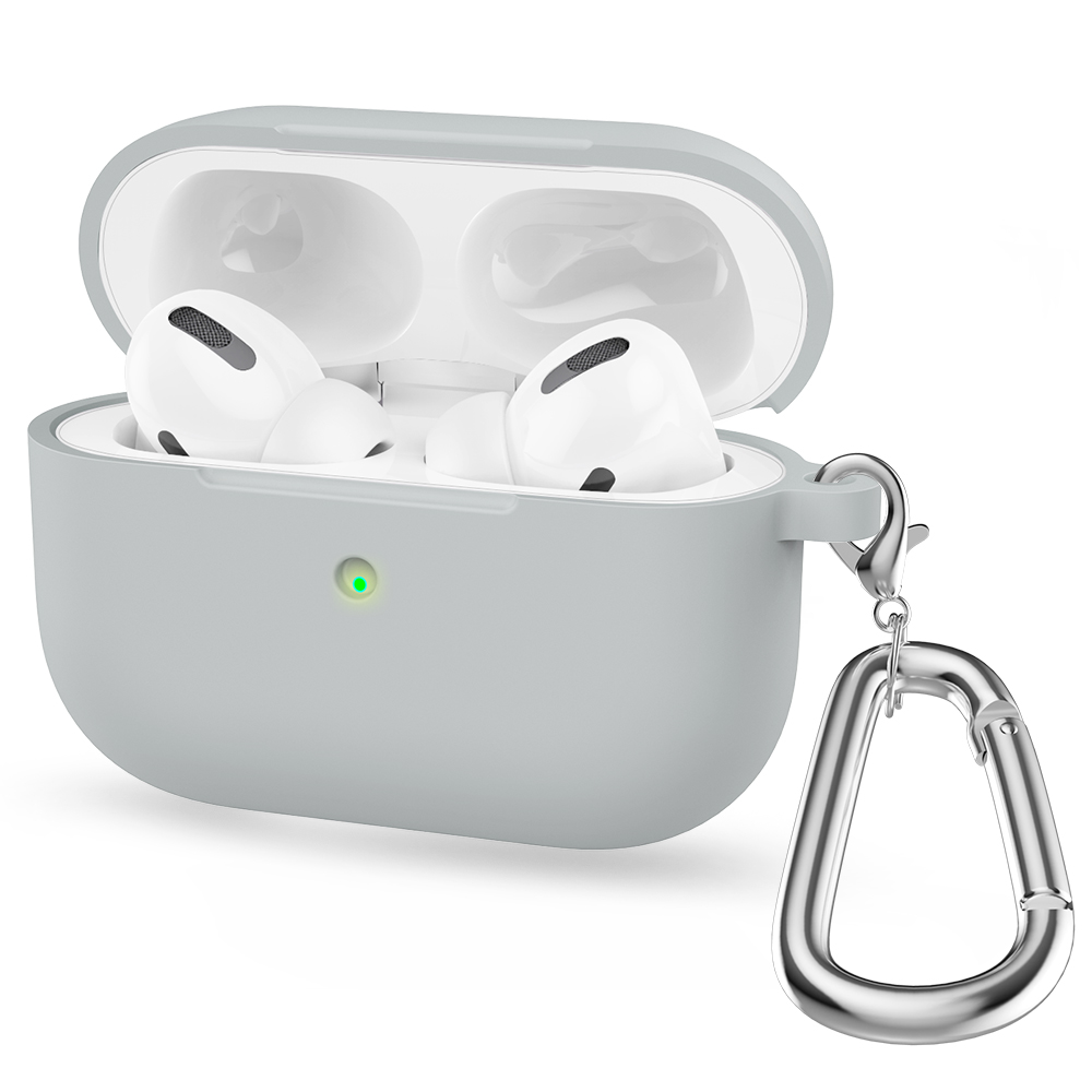 Funda de silicona para Airpods Pro, funda inalámbrica Bluetooth para Apple Airpods pro, funda para auriculares para Air Pods Pro 1st Fundas: Rojo anaranjado