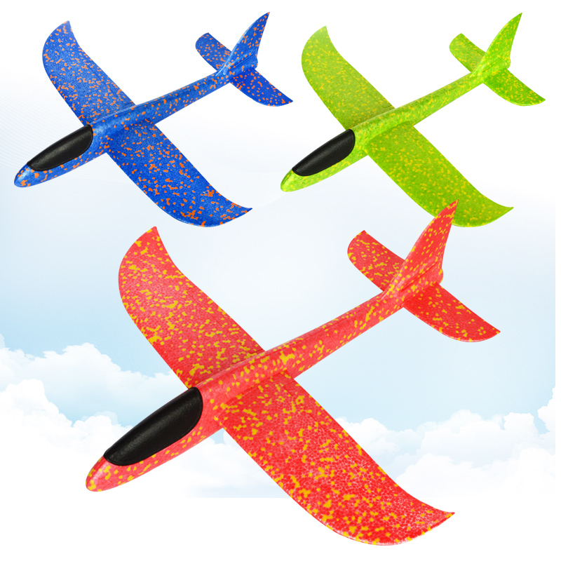 KaKBeir 5pcs Big Hand Launch Throwing Glider Aircraft Inertial Foam EPP Airplane Toy Children Plane Models Outdoor Fun Toy