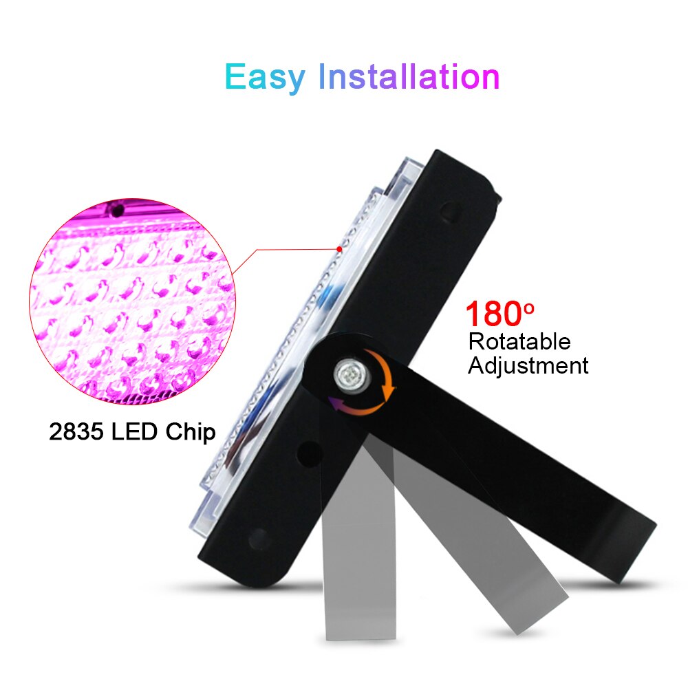 LED Grow Light 50W 100W 150W AC 220V Phyto Lamp Full Spectrum LED Floodlight Indoor Plants Hydroponic Greenhouse Growth Lighting