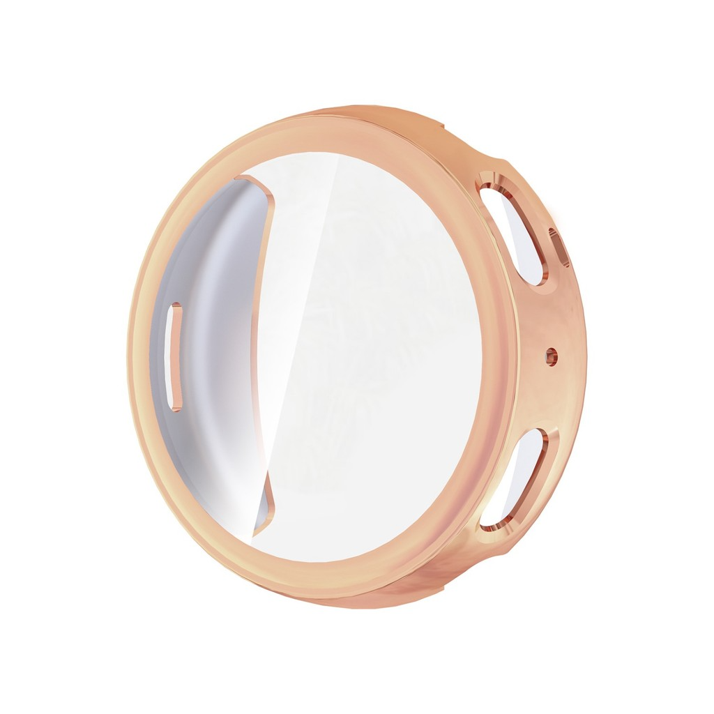 Volledige tpu-beschermhoes voor amazfit active 2 /  max, zacht, transparant, krasbestendig en geschikt voor het hele scherm.: Roségoud / 2 - 3.9 inch