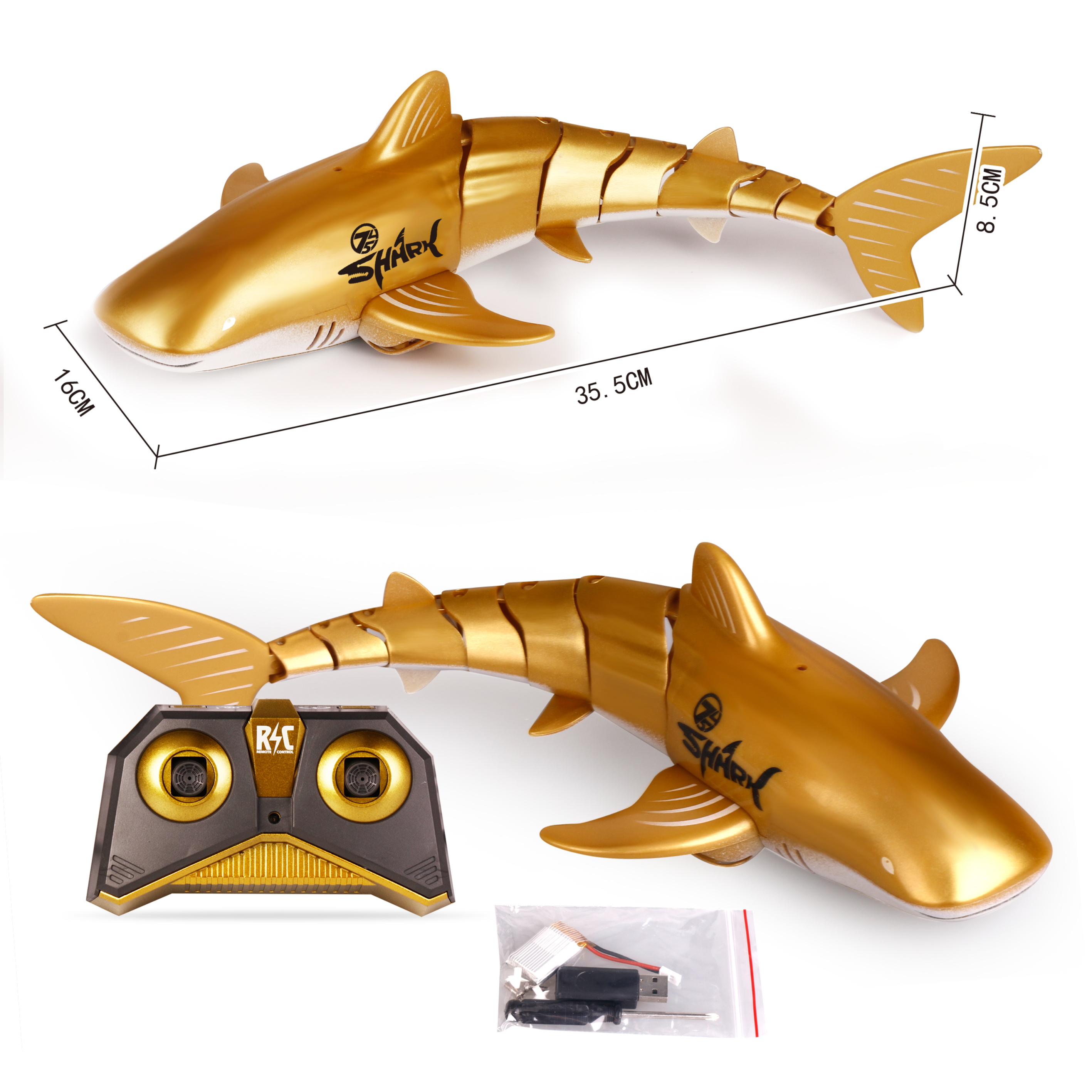 Rc Wal Hai Spielzeug Roboter Fernbedienung Tiere Marine Leben Badewanne Schwimmbad Elektrische Fisch freundlicher Schlecht Spielzeug für freundlicher Jungen U-Boot