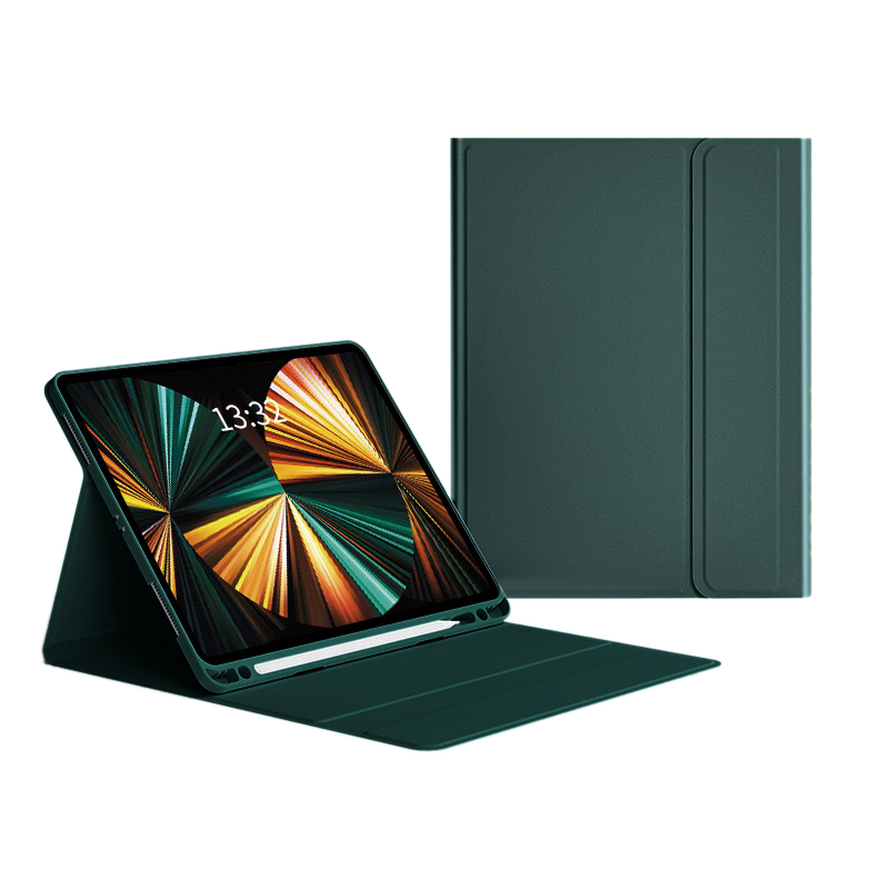 TBTIC Leather Case For iPad Air 5 4 10.9 Pro 11 10th 9th 8th 7th Gen 10.2In 5th 6th 9.7 Generation Mini 6 Cover With Pencil Slot: iPad 10.2inch / green