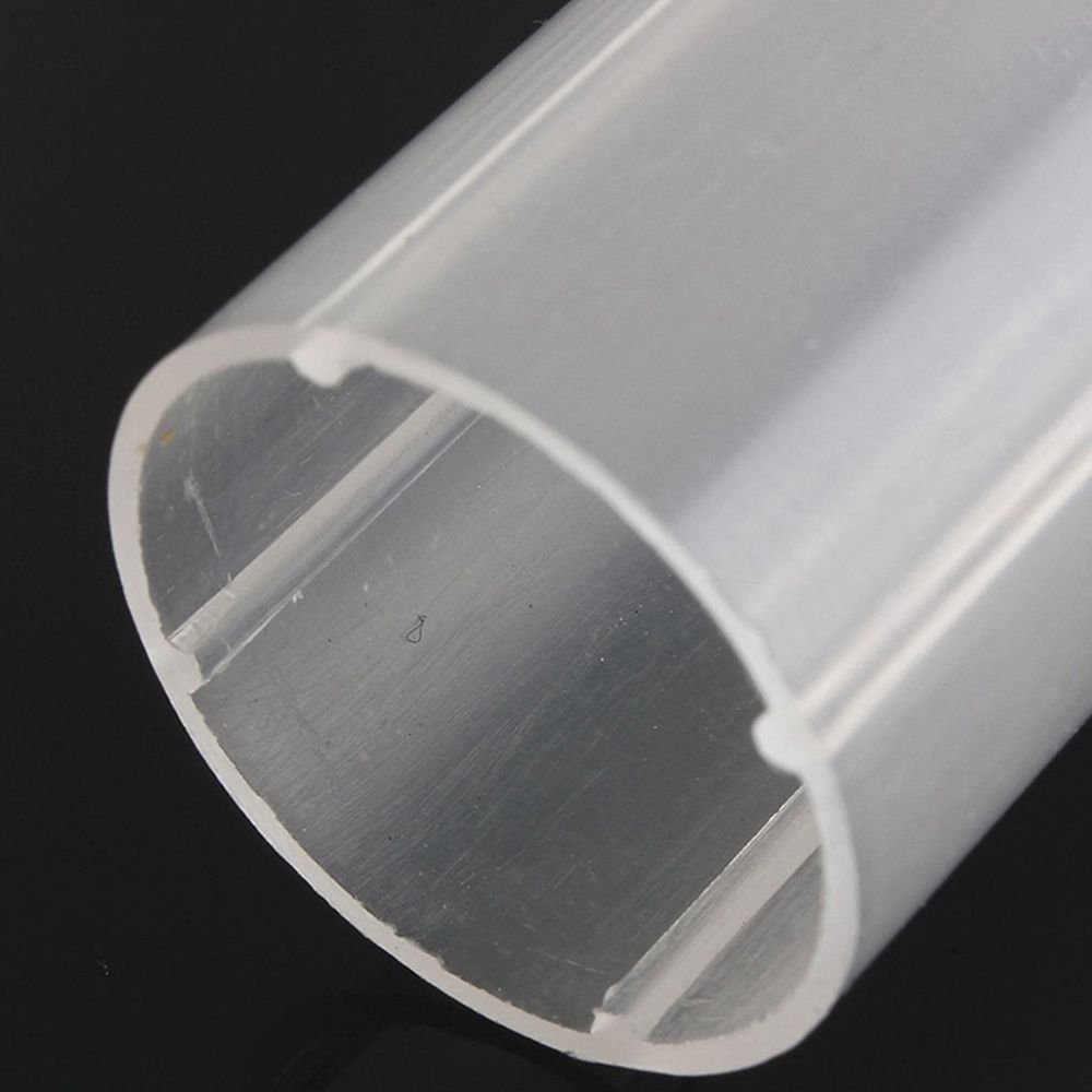 2 In 1 Plastic 18650 Battery Tube White Casing Sheath Tube AAA Battery Storage Boxes Holder organizer for Flashlight Torch Lamp