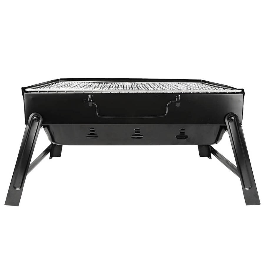 Stainless Steel Barbecue Grill Thicken Folding Charcoal BBQ Grill Tools for Outdoor Camping Hiking Picnic Kitchen Accessories