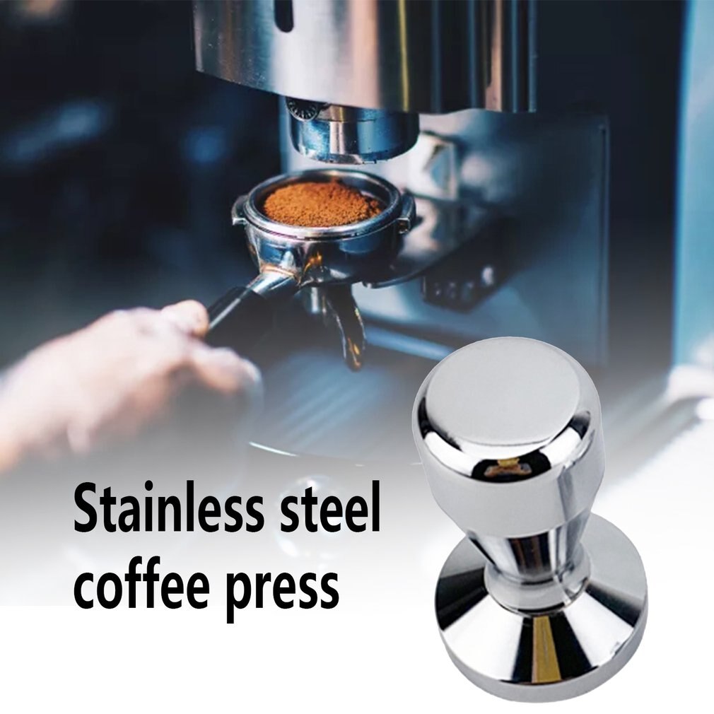 Rvs Koffie Druk Stand Ronde Top Koffie Pers Met Smooth Base Te Gebruik Coffe Druk