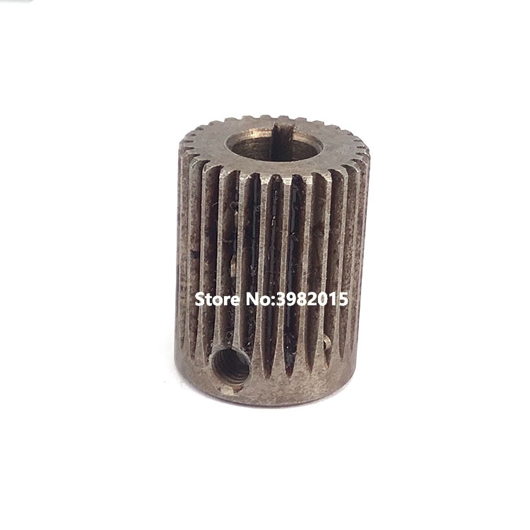 Piezas de cuña 28 dientes paso Motor engranaje de Metal 75BF006 OD18 ID8mm para máquina de corte de alambre