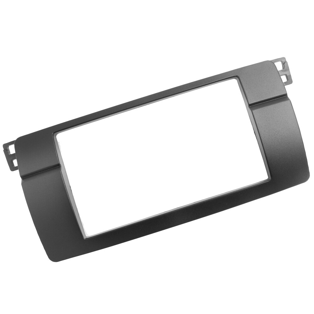 Dubbel din radioram för bmw 3- serie  e46 estereo doble din bilstereo fascia dash kit installera panelplatta adapter 2 din 2 din