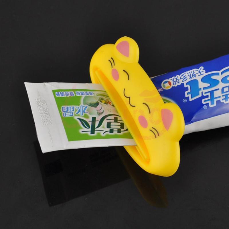 Dispensador exprimidor de pasta de dientes, soporte duradero portátil, práctico, multifunción, accesorios de baño, herramientas, 1 ud.: random color